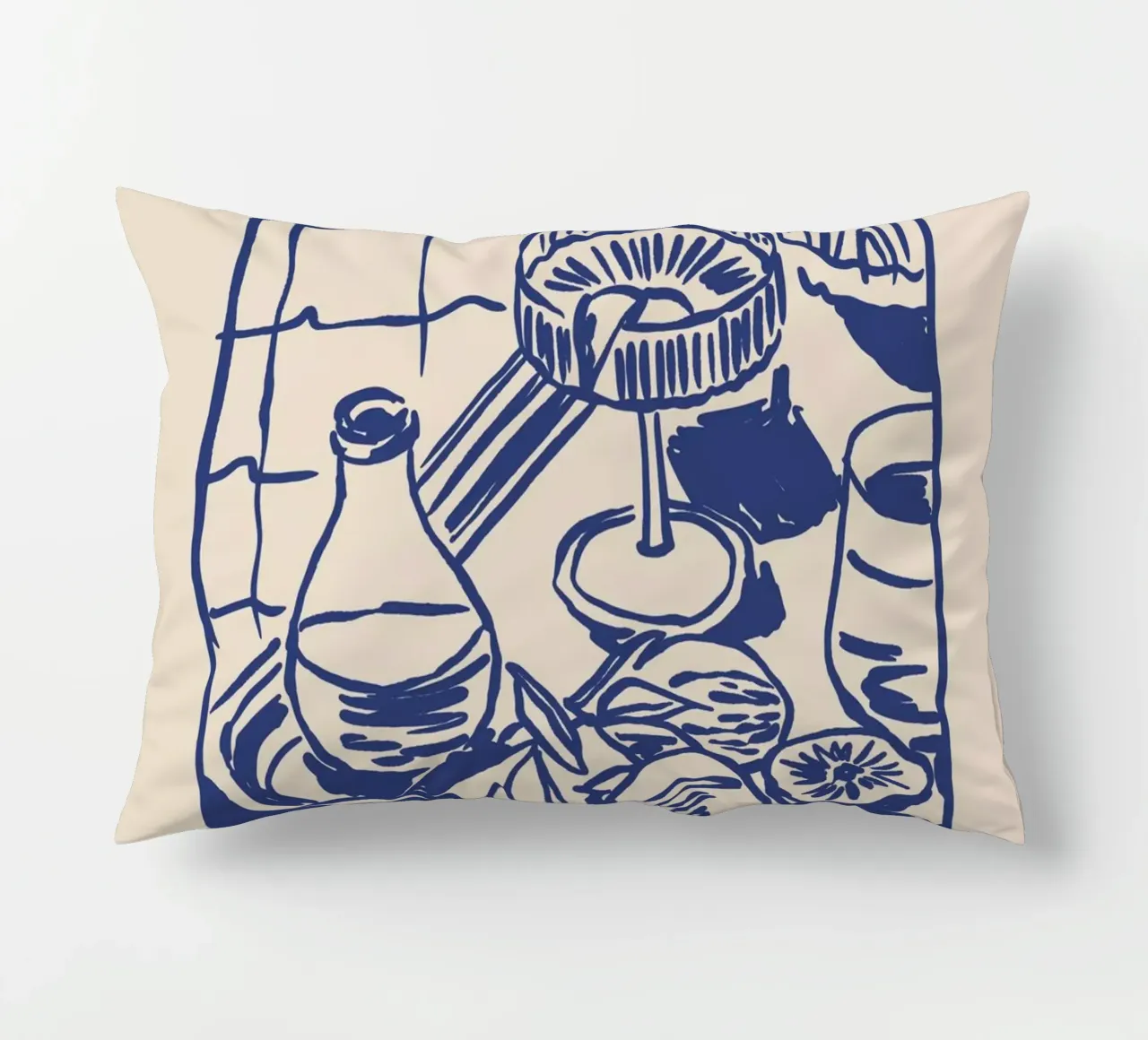Boho Food 7 Wine Improves cuscino da Boho Print Collection
