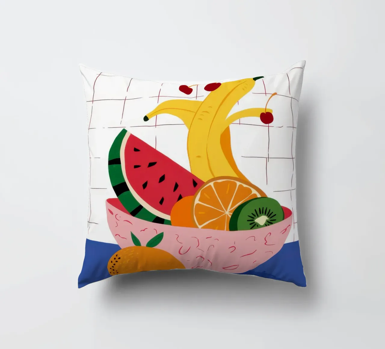 Cornucopia con ciotola di frutta cuscino da Frame Aura