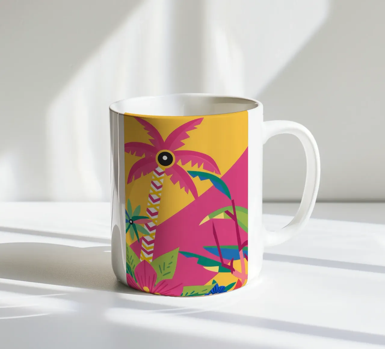 Totem tucano tropicale tazza in ceramica da Frame Aura
