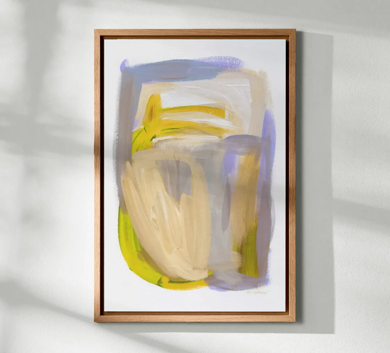 Abstract Brush Strokes 148X canvas by Mareike Böhmer