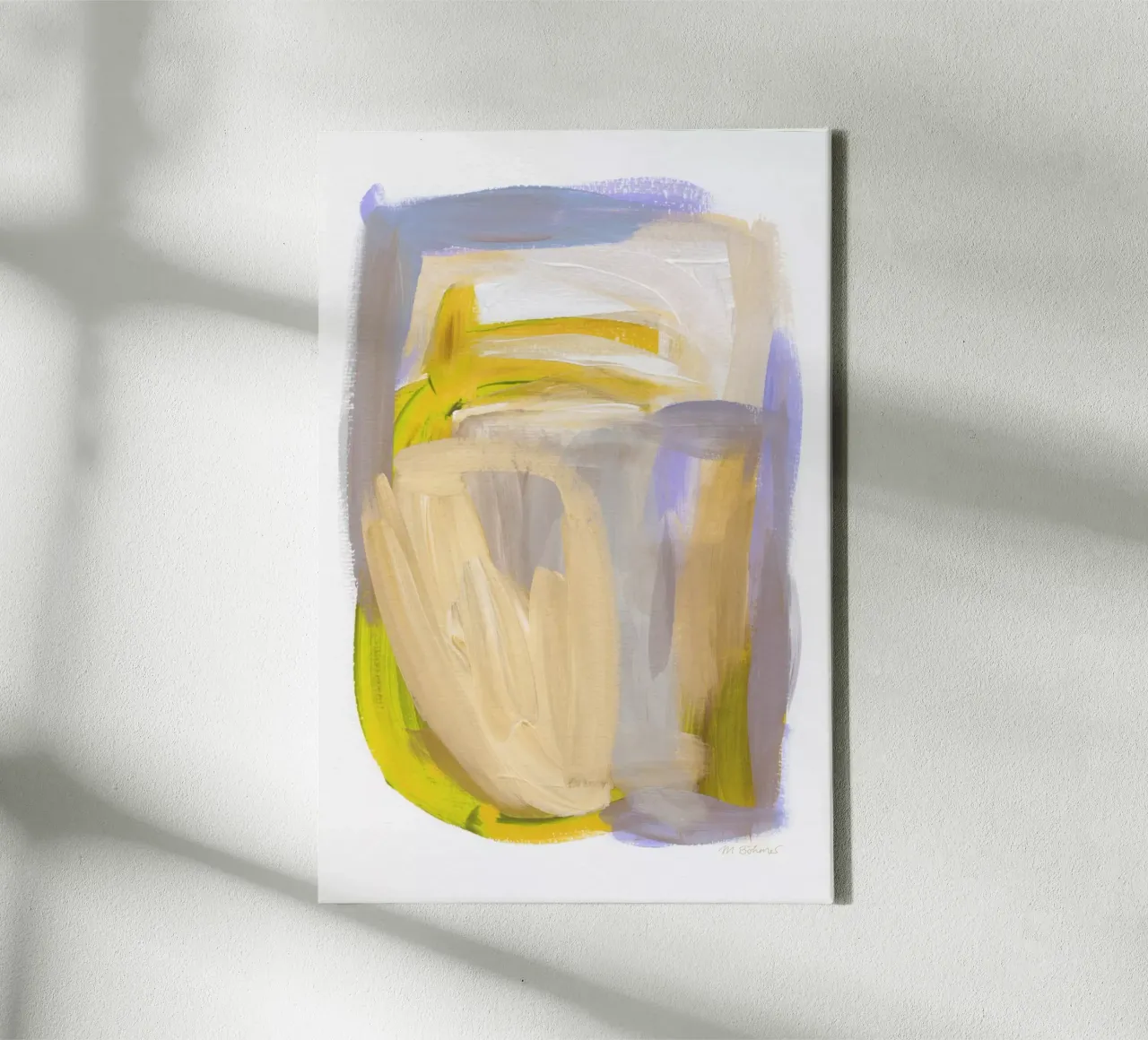 Abstract Brush Strokes 148X canvas by Mareike Böhmer