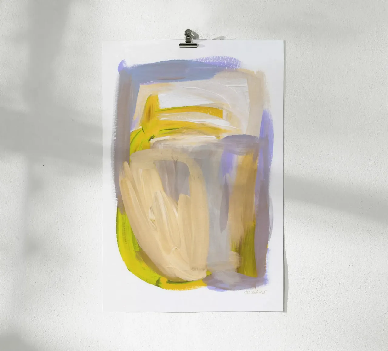 Abstract Brush Strokes 148X carta hahnemühle da Mareike Böhmer