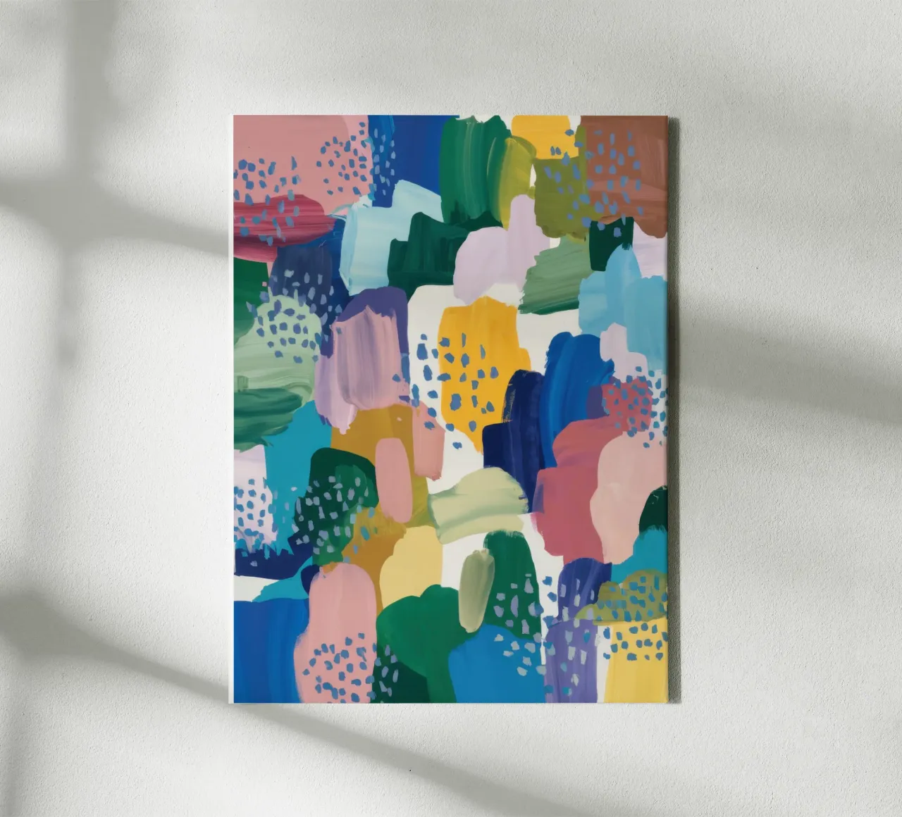Cool Abstract Hills tela con Cornice a cassetta da Orchid Patina