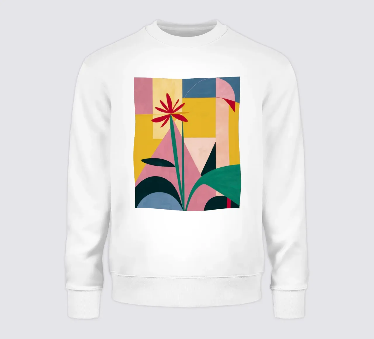 Forma geometrica del fiore felpa da Frame Aura