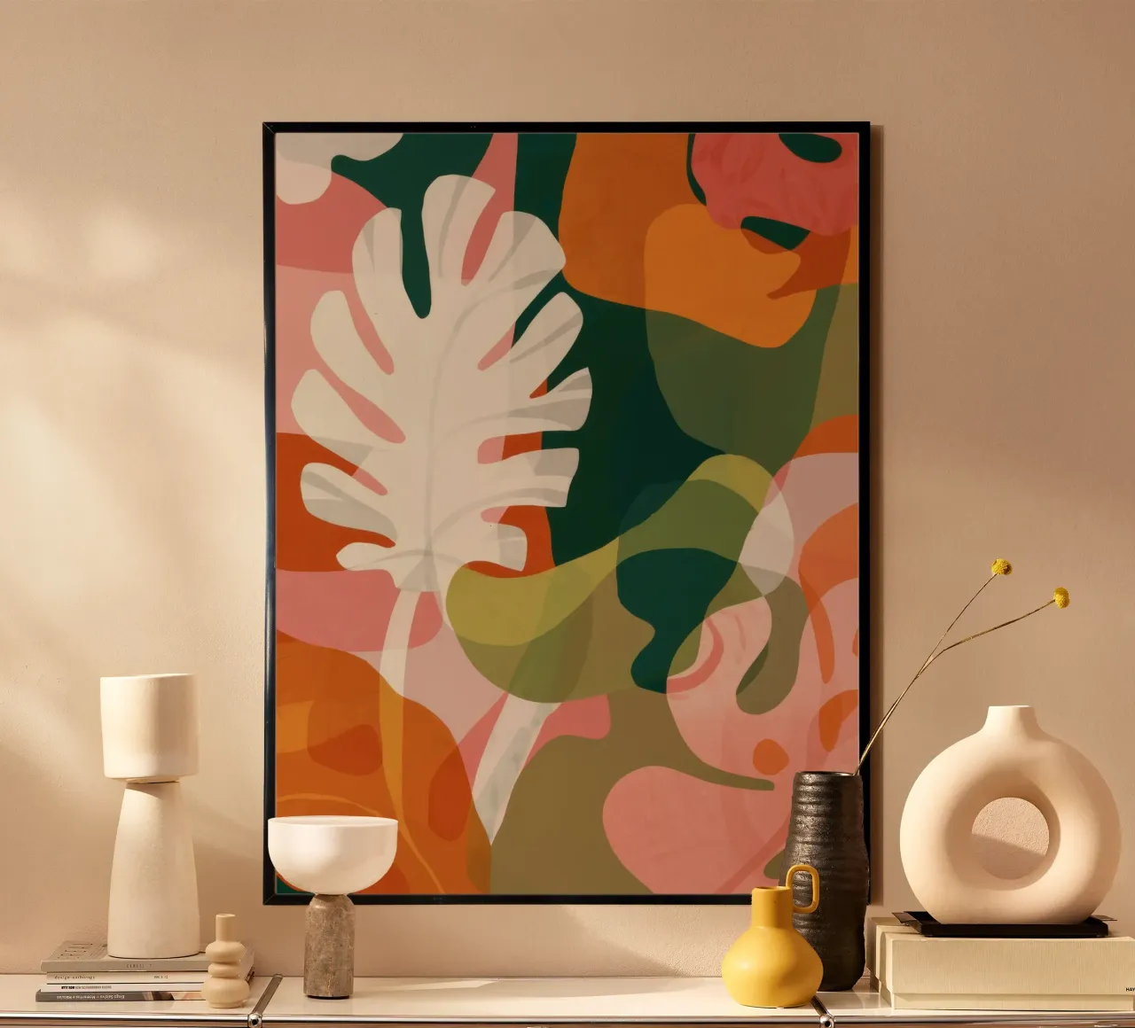 Strati tropicali terrosi poster da Orchid Patina