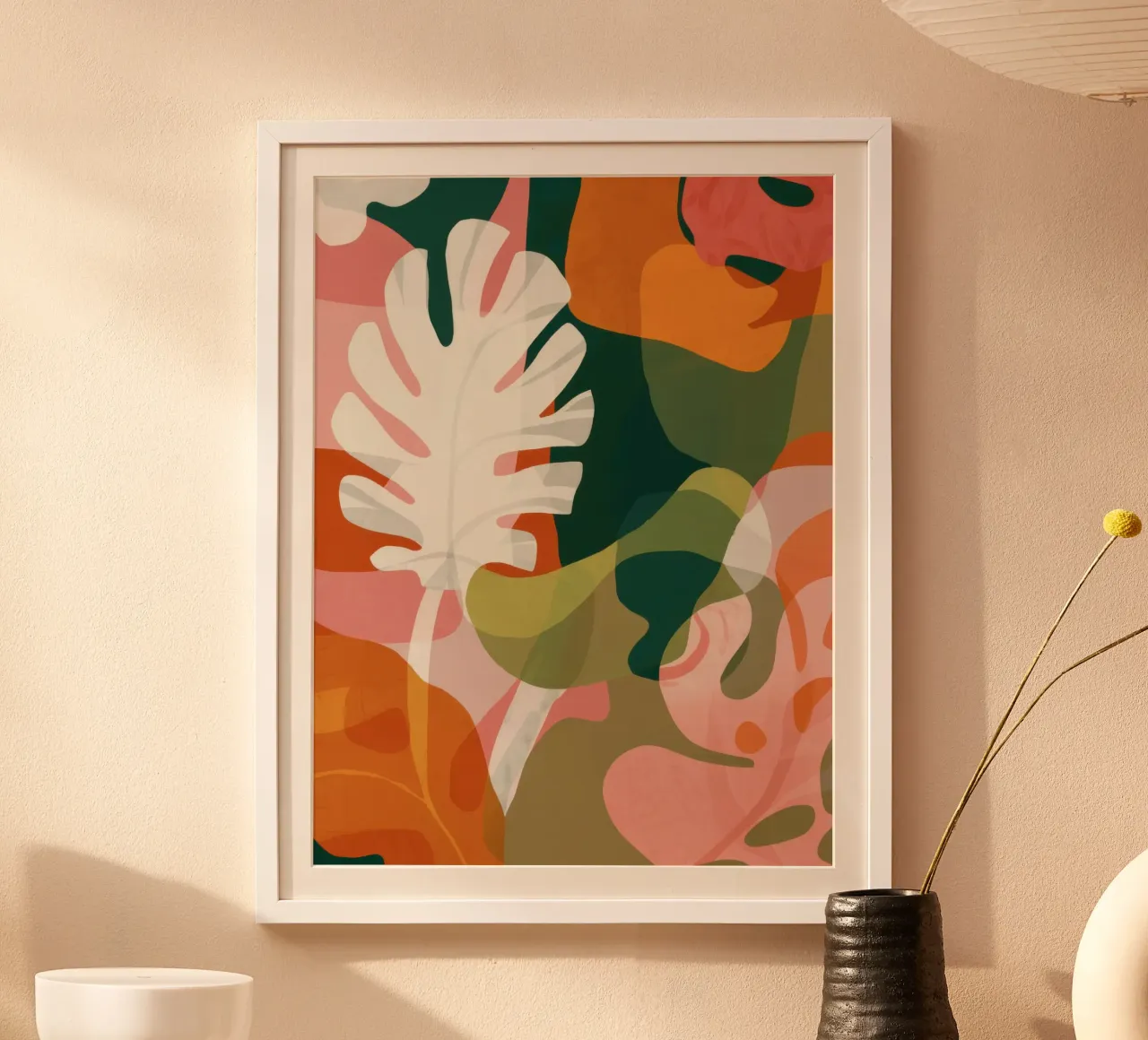 Strati tropicali terrosi poster da Orchid Patina