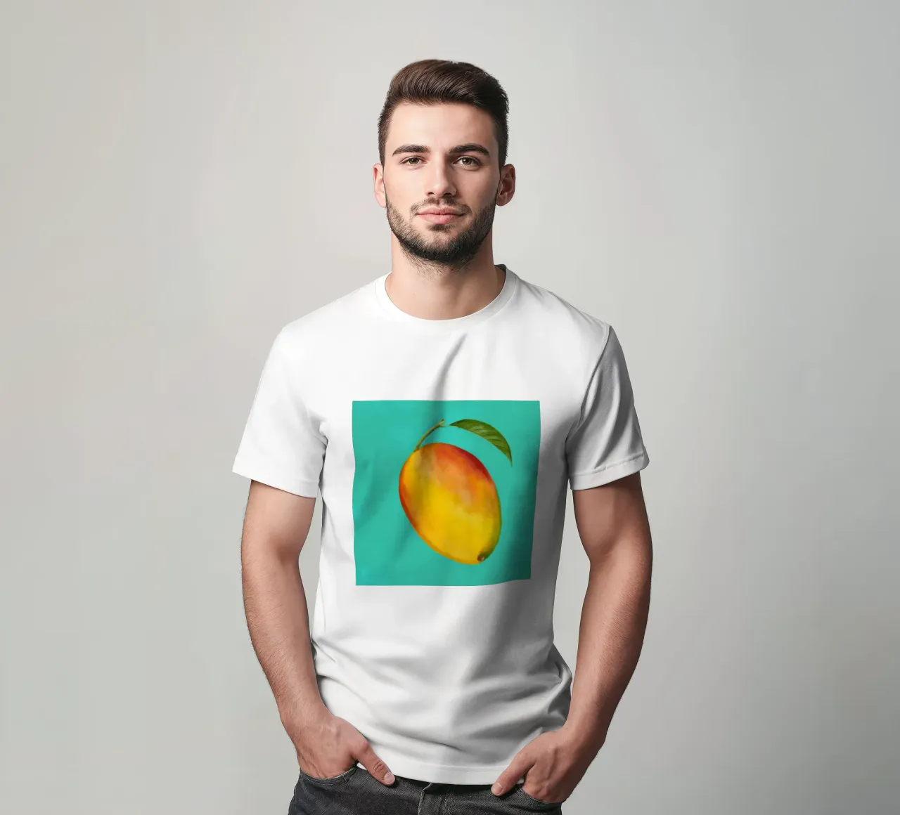 Mango maturo e pittorico t-shirt da Frame Aura