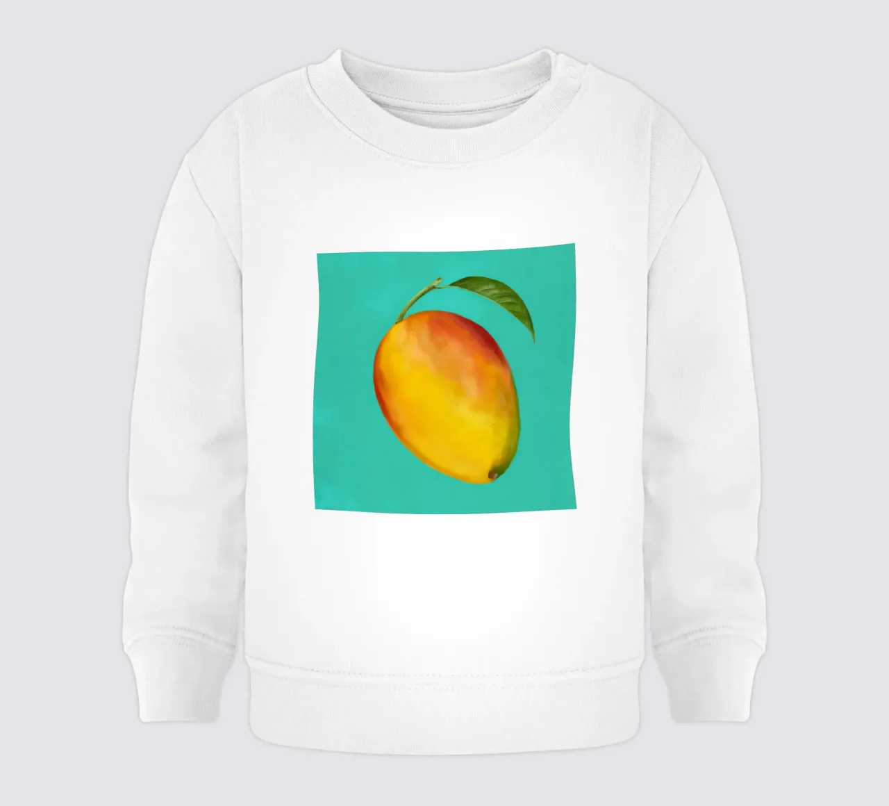 Mango maturo e pittorico felpa neonato da Frame Aura