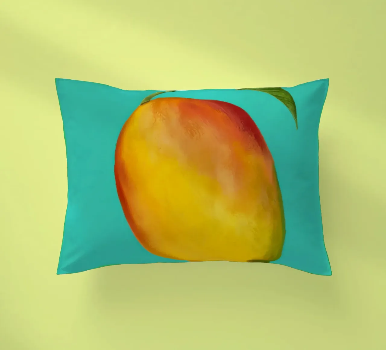 Mango maturo e pittorico cuscino da Frame Aura