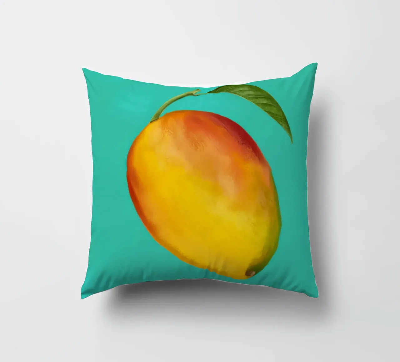 Mango maturo e pittorico cuscino da Frame Aura