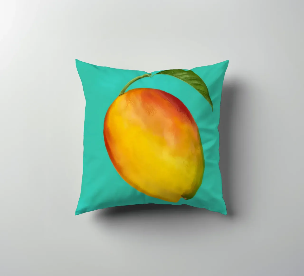 Mango maturo e pittorico cuscino da Frame Aura