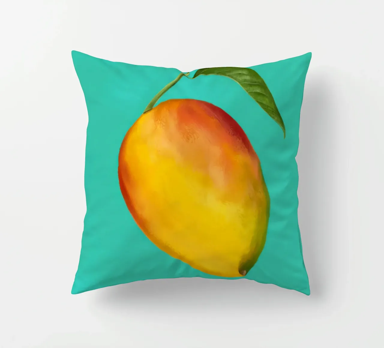 Mango maturo e pittorico cuscino da Frame Aura