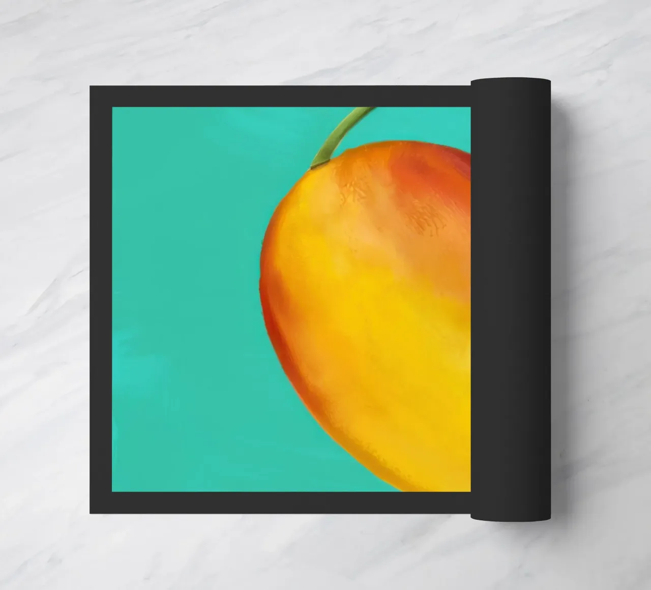 Mango maturo e pittorico zerbino da Frame Aura