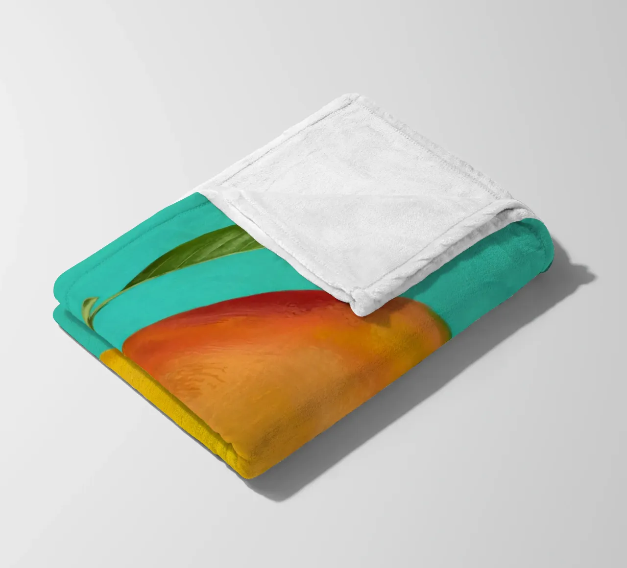 Mango maturo e pittorico coperta in pile da Frame Aura