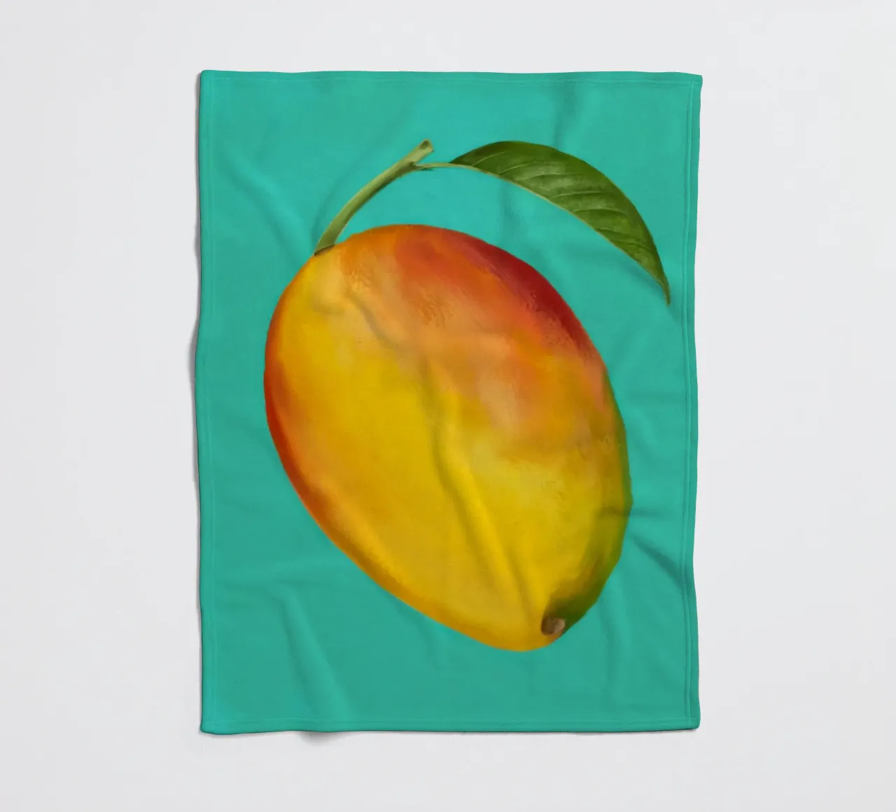 Mango maturo e pittorico coperta in pile da Frame Aura