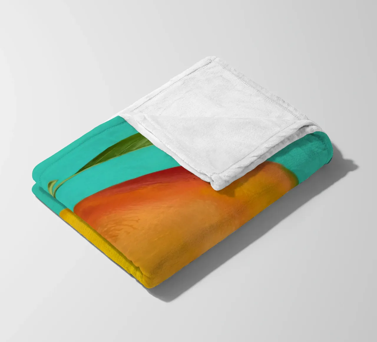 Mango maturo e pittorico coperta in pile da Frame Aura