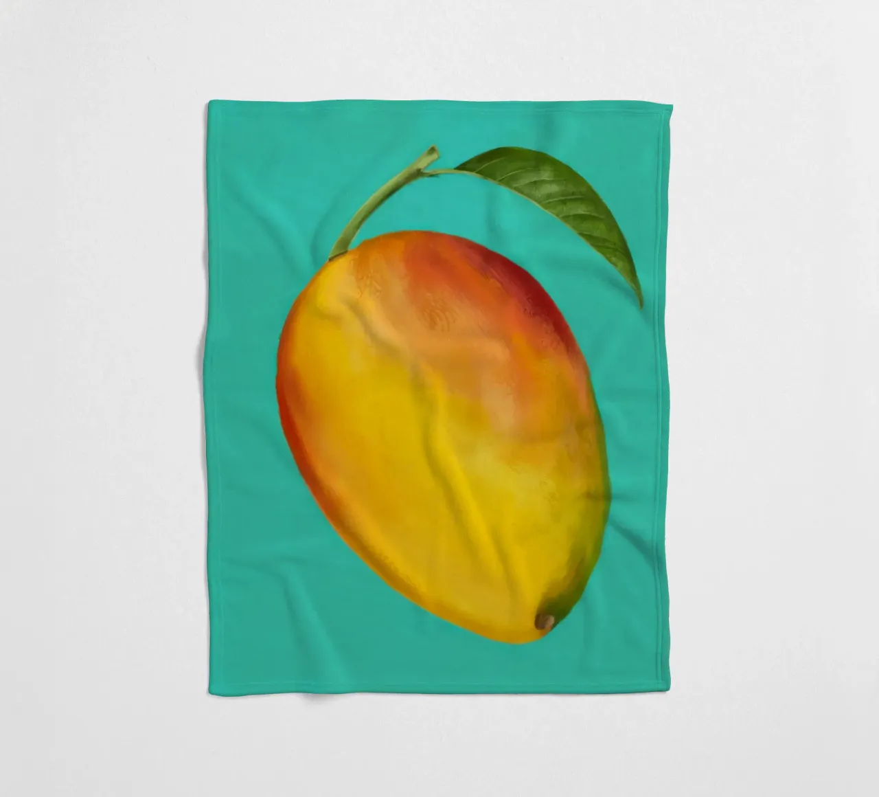 Mango maturo e pittorico coperta in pile da Frame Aura