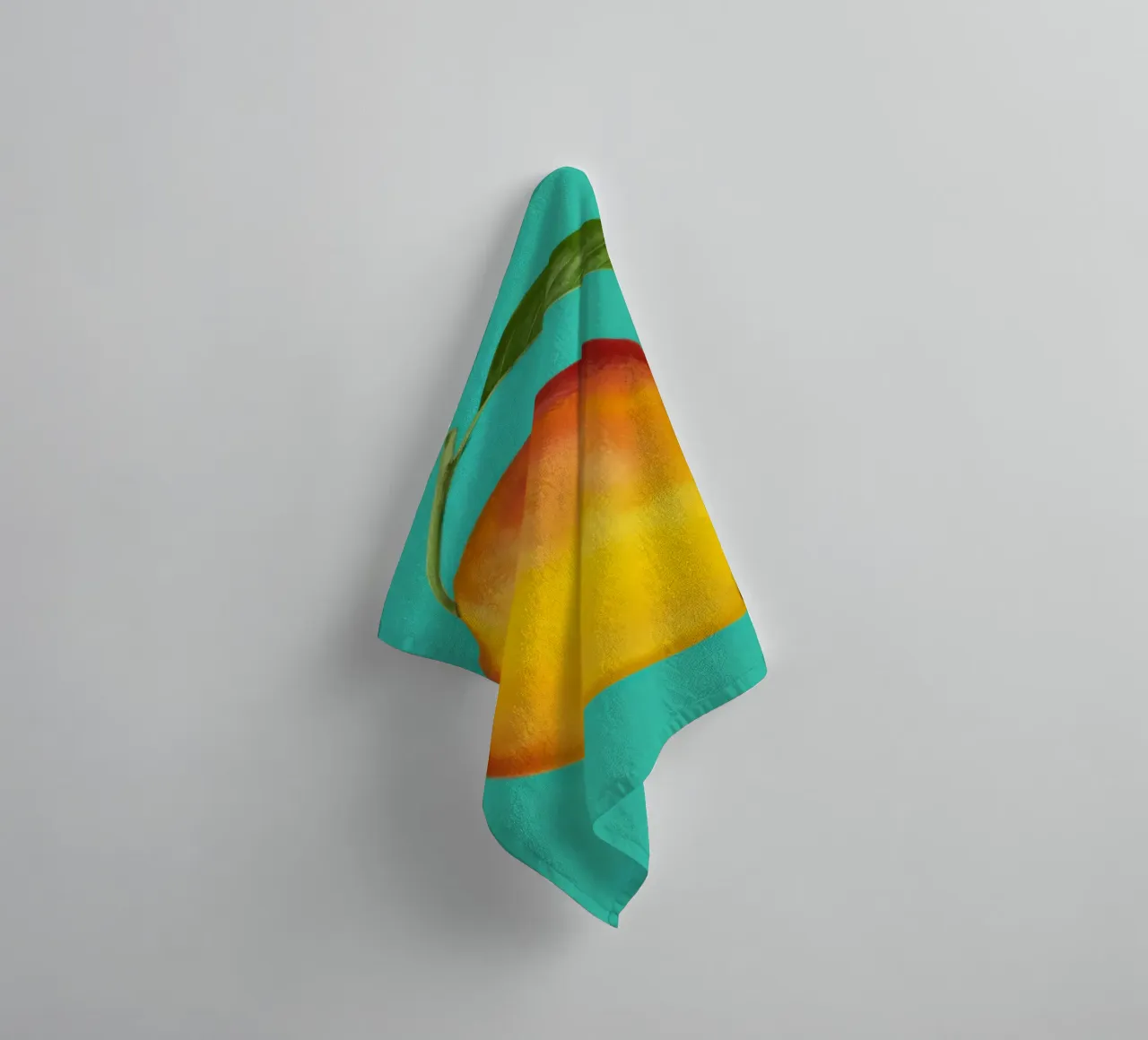 Mango maturo e pittorico asciugamano da bagno da Frame Aura