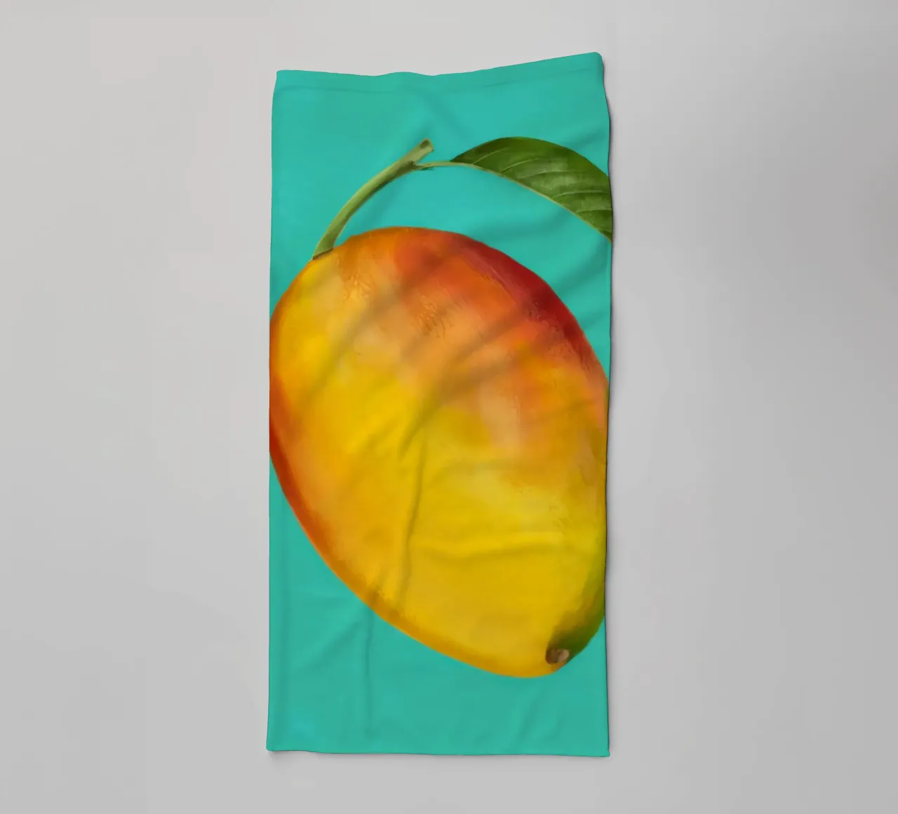Mango maturo e pittorico asciugamano da bagno da Frame Aura