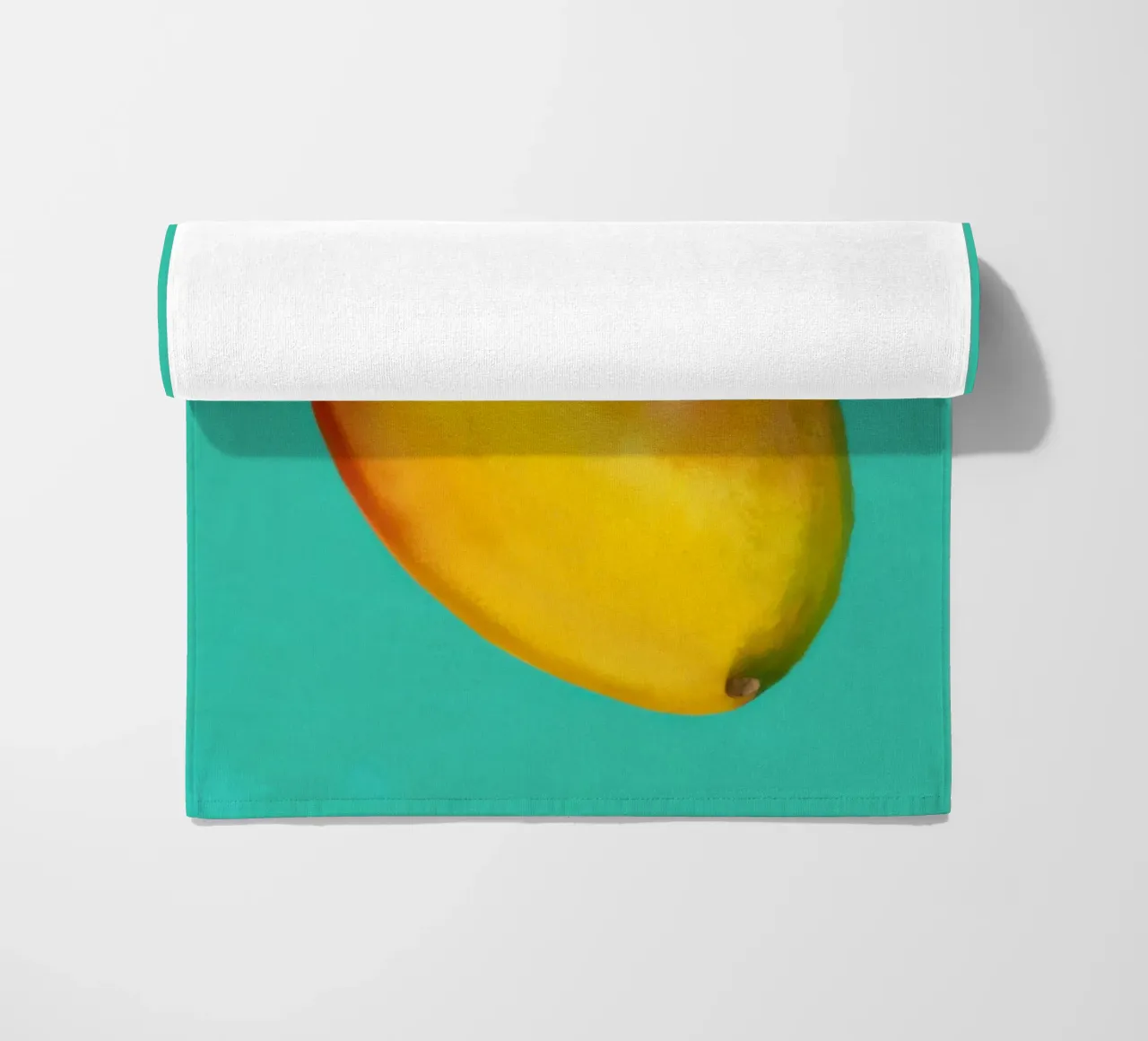 Mango maturo e pittorico telo mare da Frame Aura