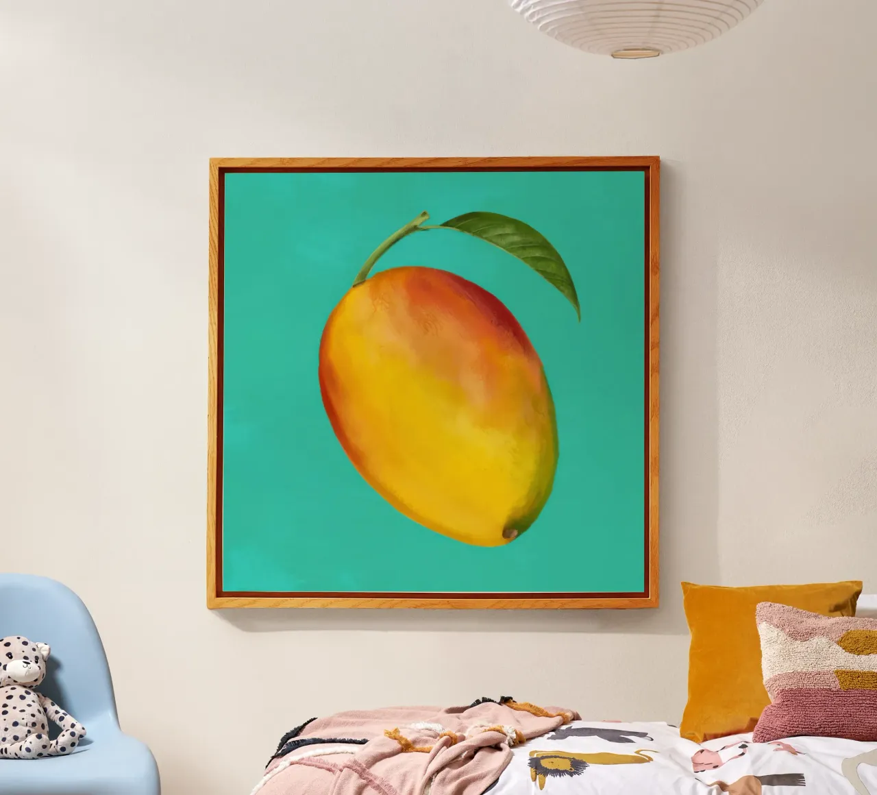 Mango maturo e pittorico plexiglass da Frame Aura