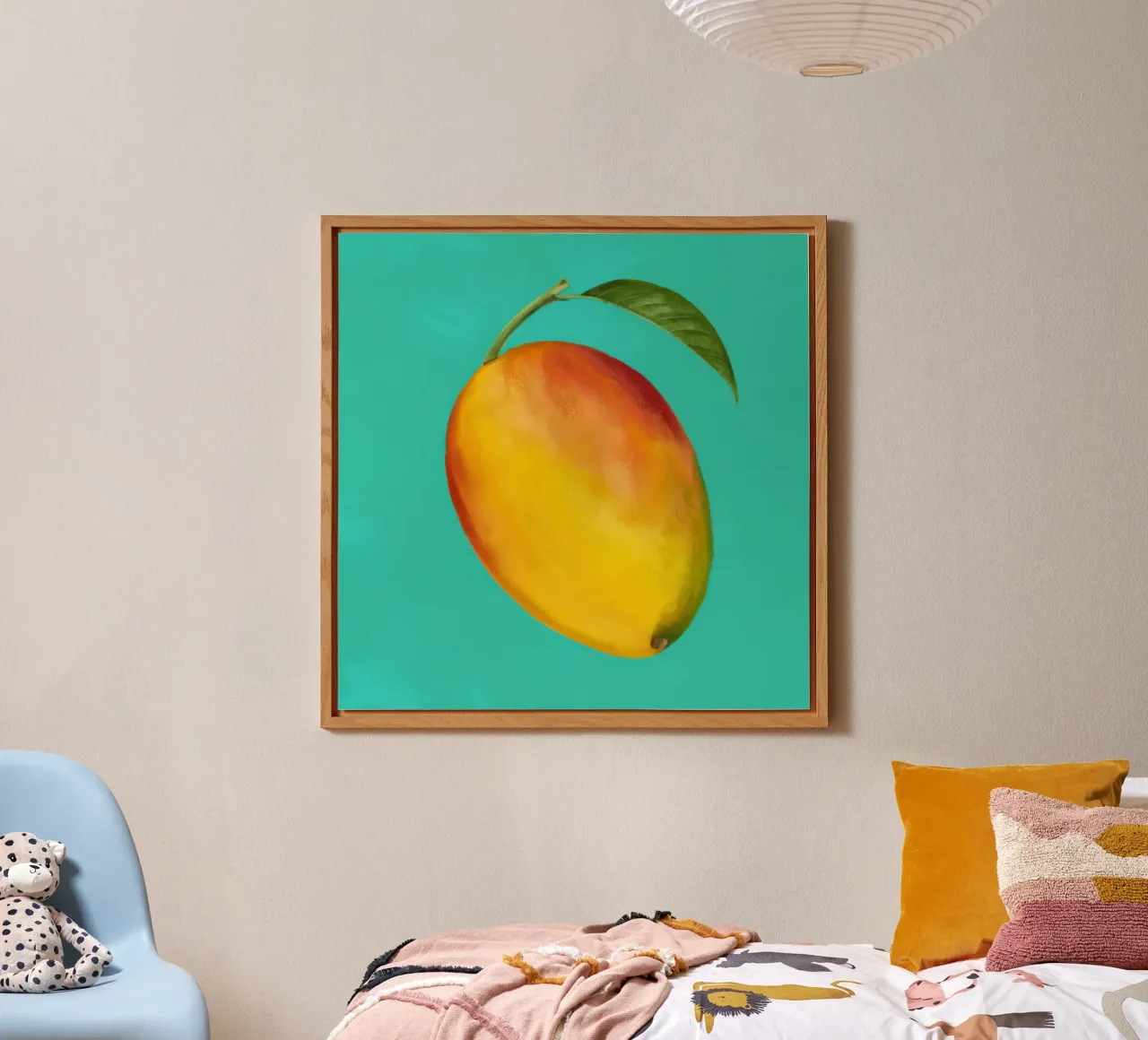 Mango maturo e pittorico alluminio dibond da Frame Aura