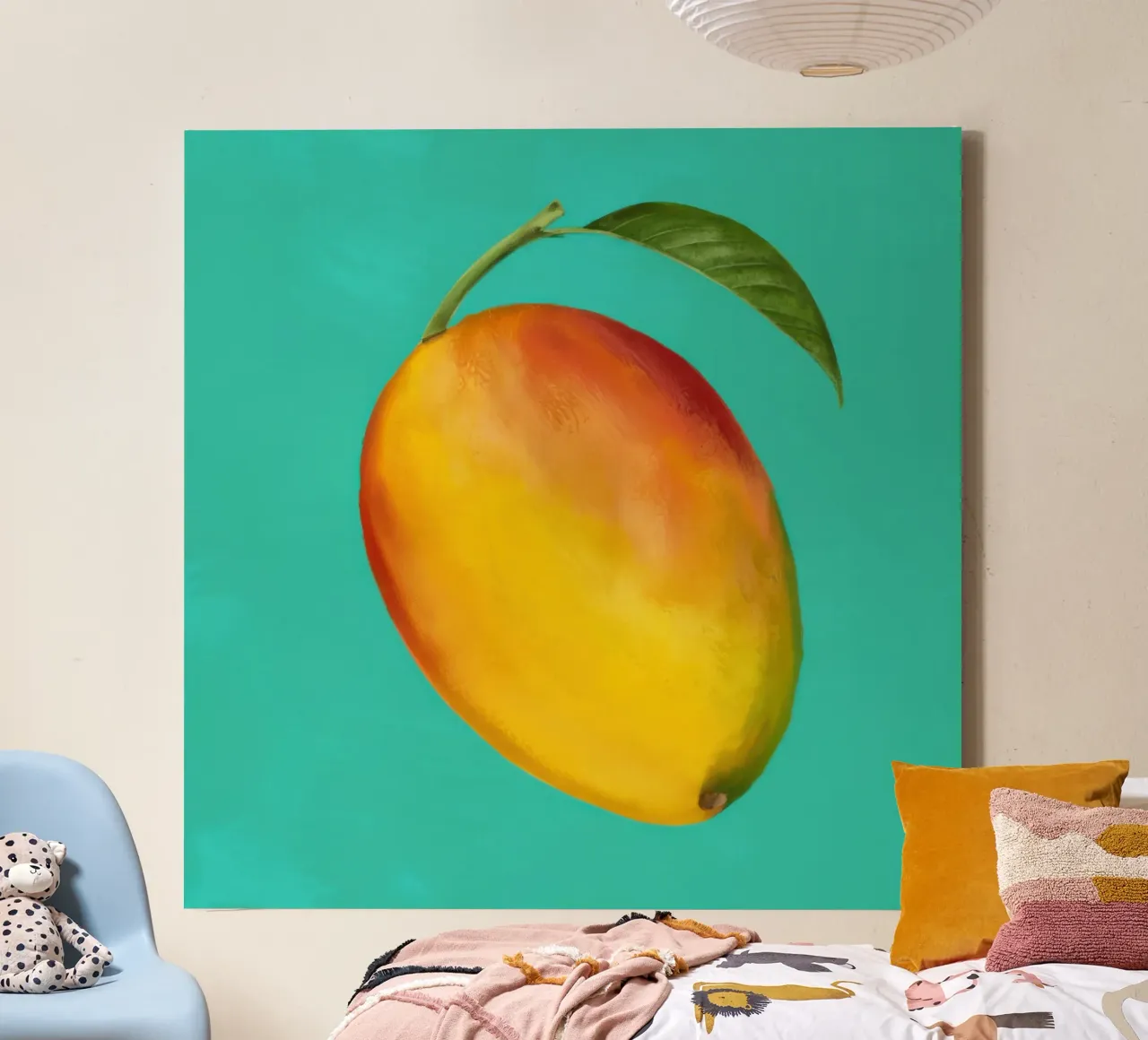 Mango maturo e pittorico tela con Cornice a cassetta da Frame Aura