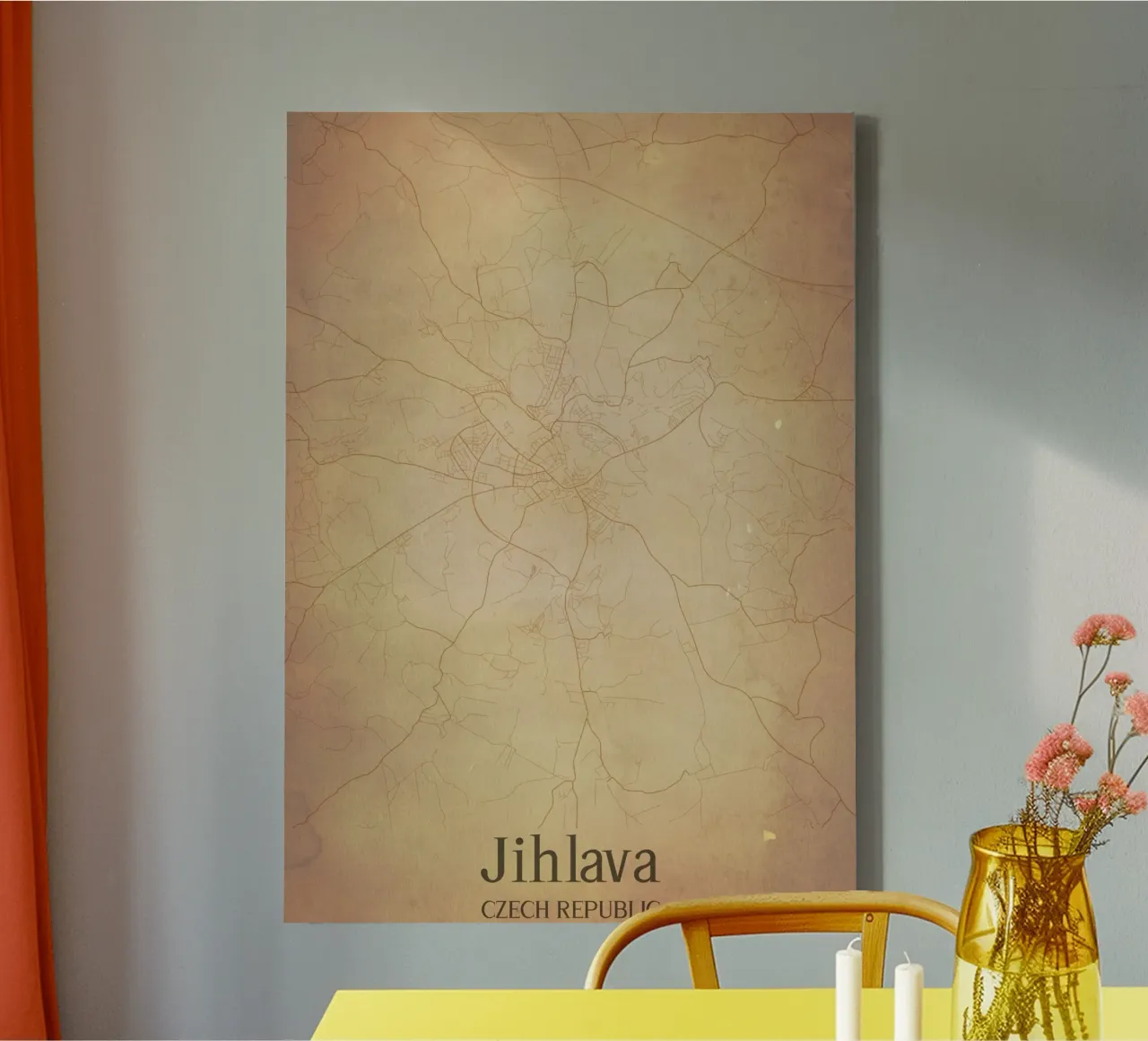 Jihlava CZECH REPUBLIC tela con Cornice a cassetta da WorldPrint