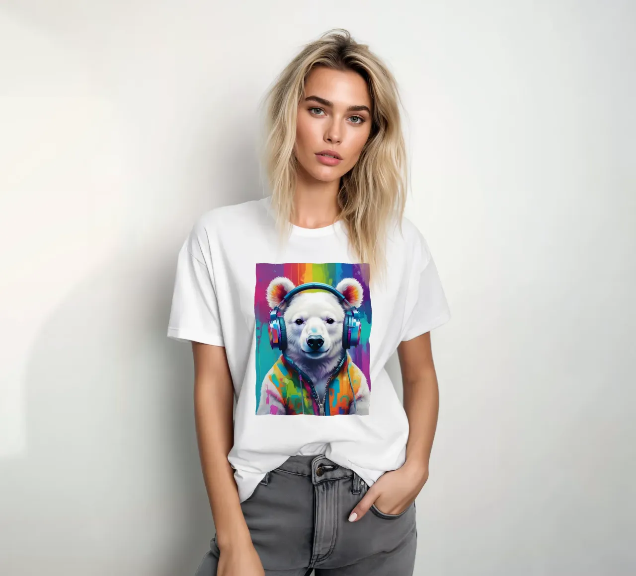 Melomane orso polare t-shirt da MakArena