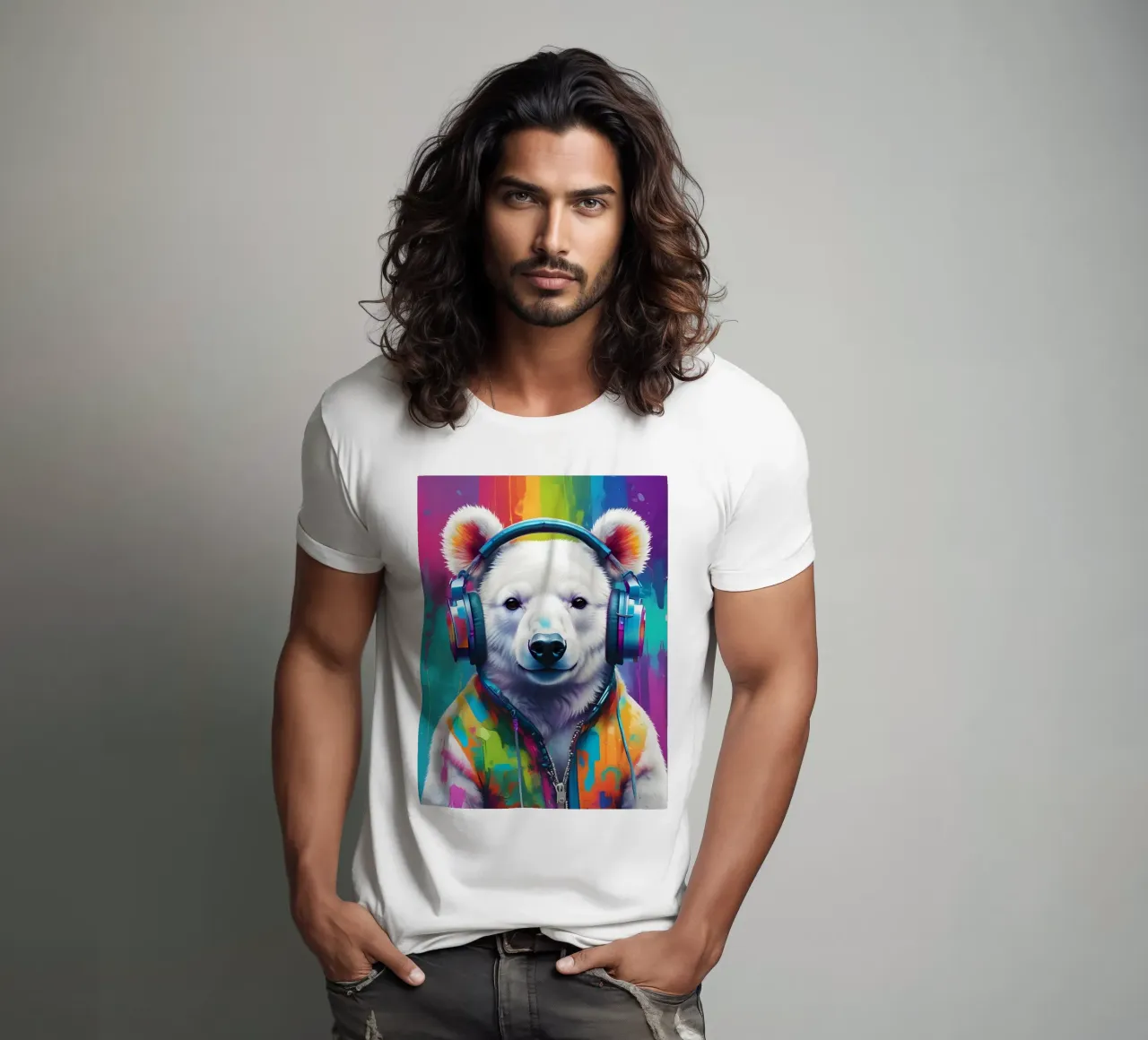 Melomane orso polare t-shirt da MakArena