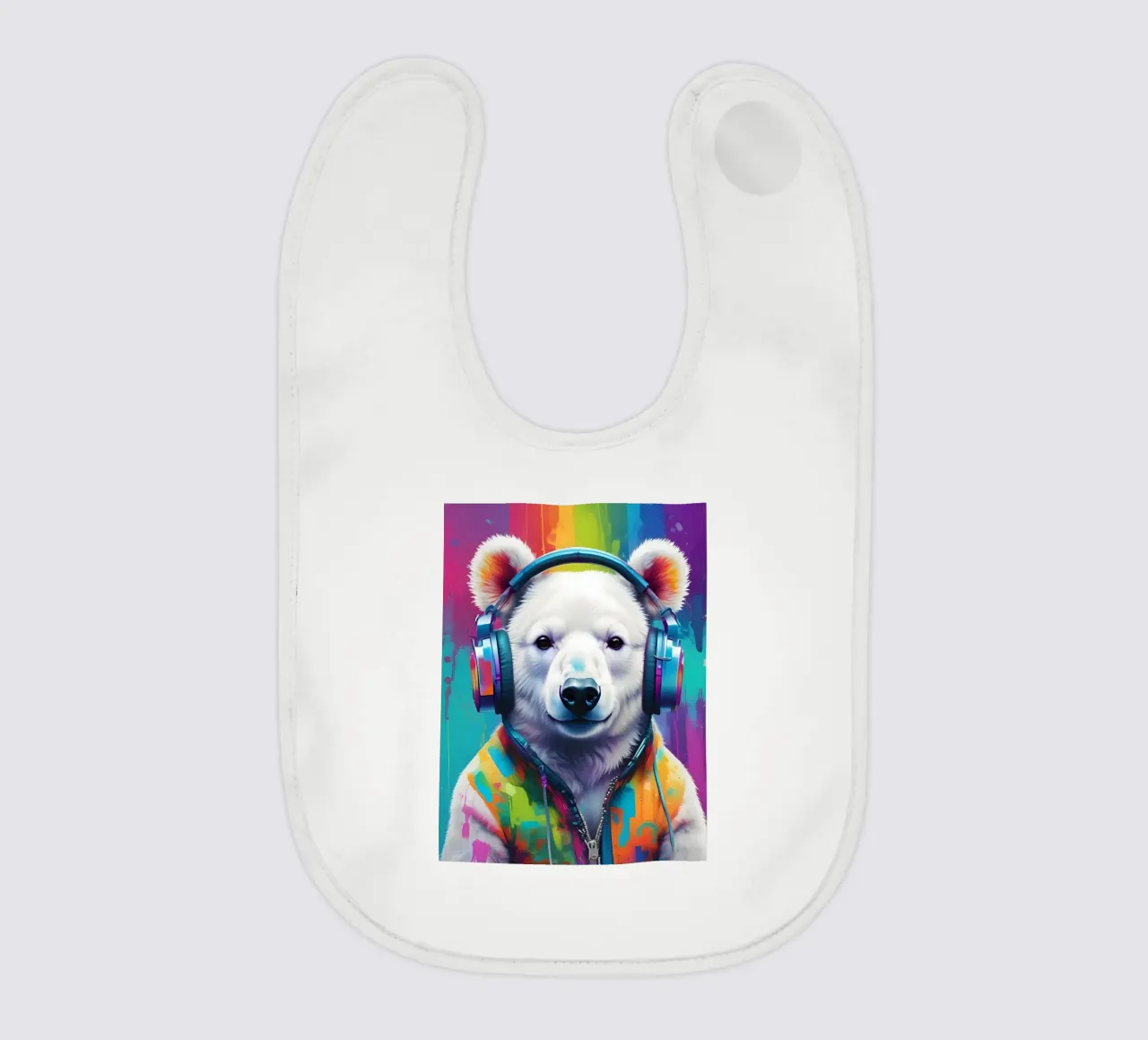 Melomane orso polare bavaglino da MakArena