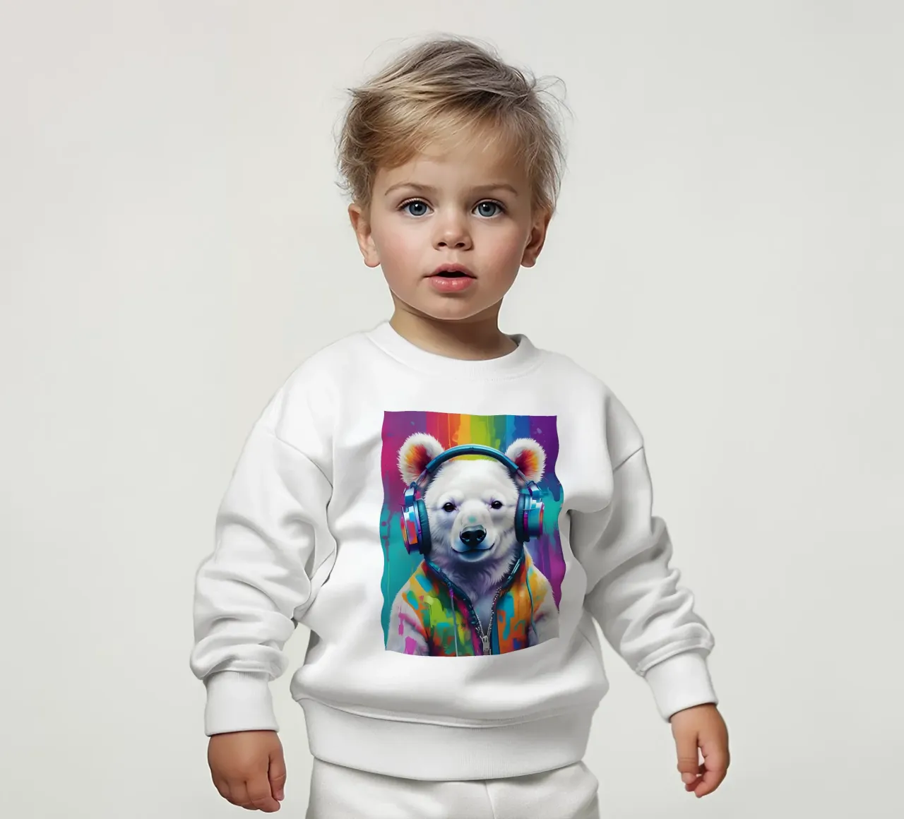 Melomane orso polare felpa neonato da MakArena