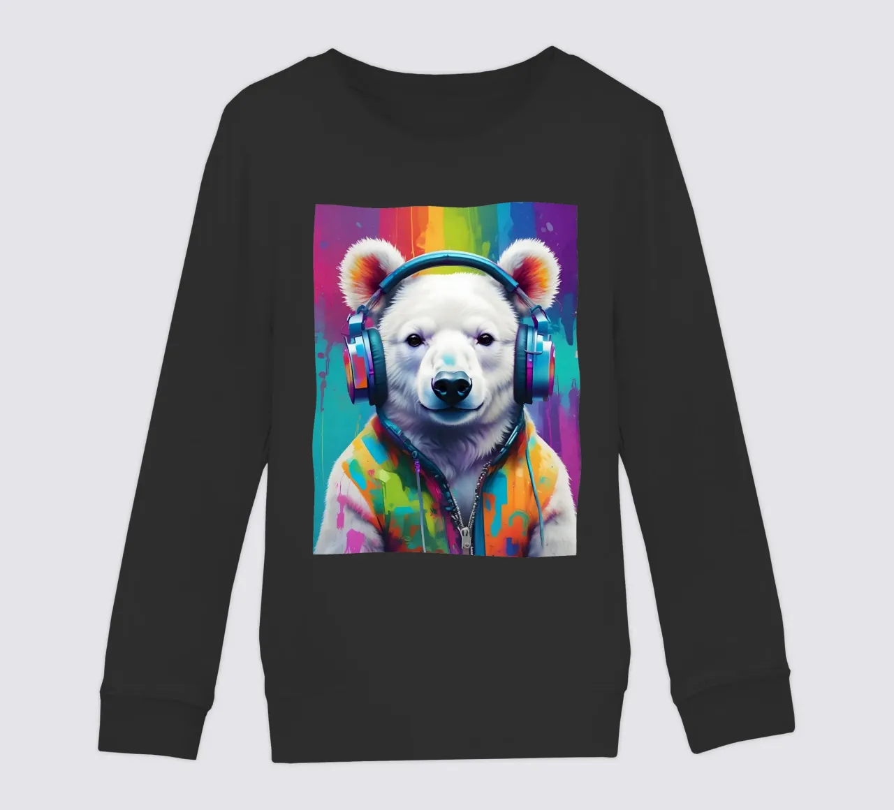 Melomane orso polare felpa bambino da MakArena