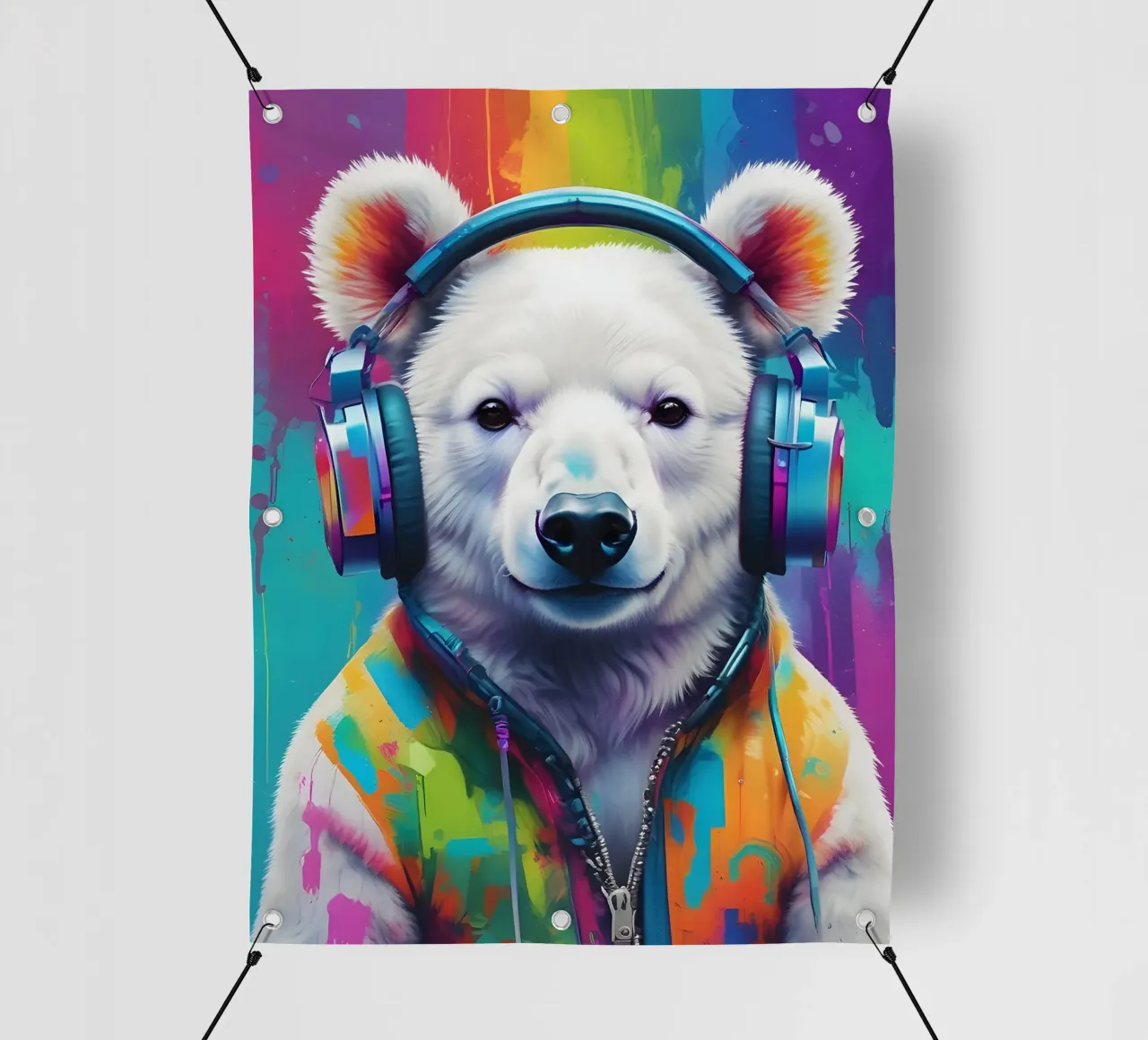 Melomane orso polare telo in pvc da MakArena