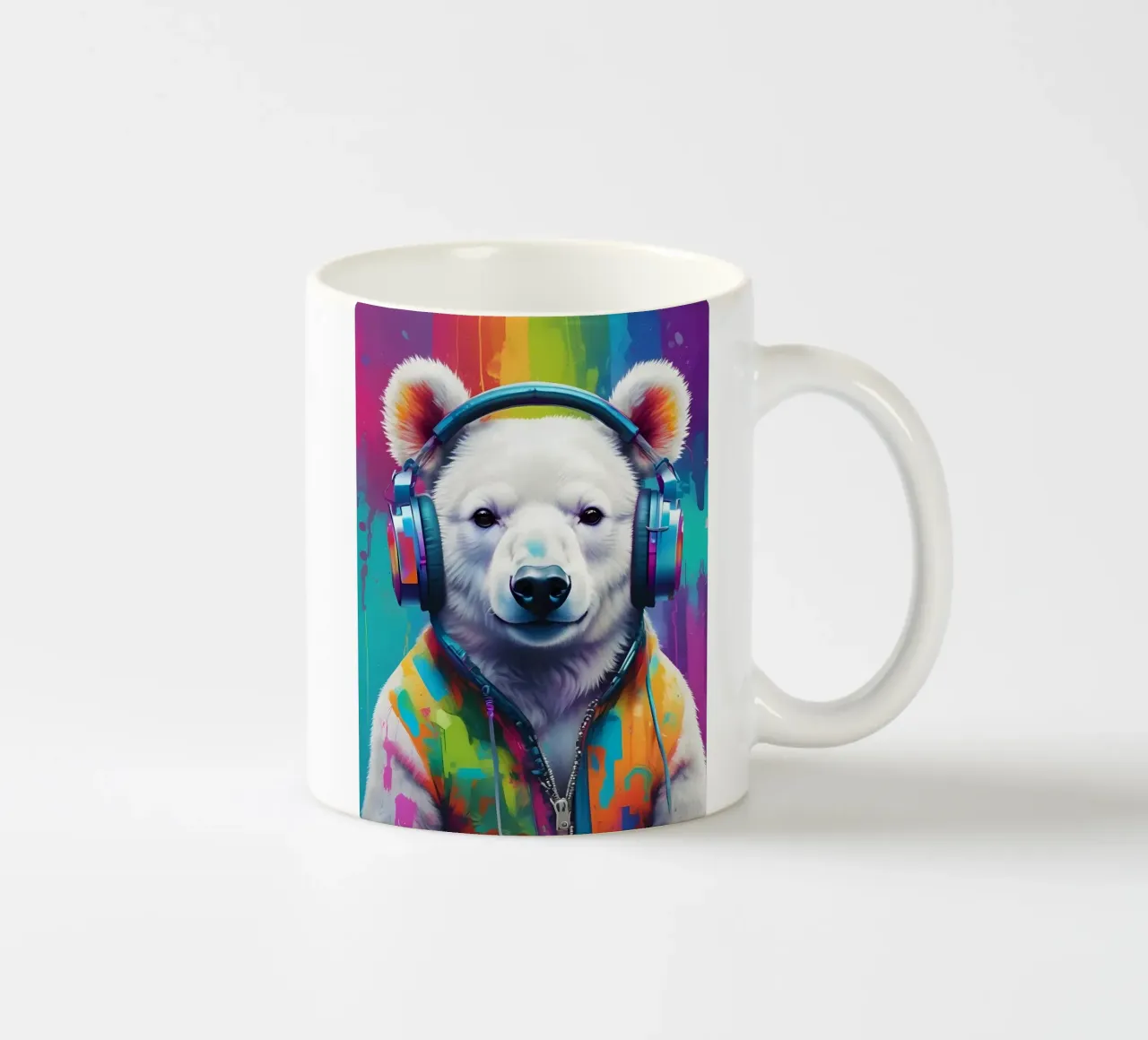 Melomane orso polare tazza in ceramica da MakArena
