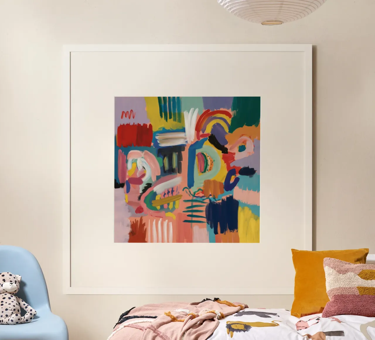 Onschuldige abstracte droom poster van Orchid Patina