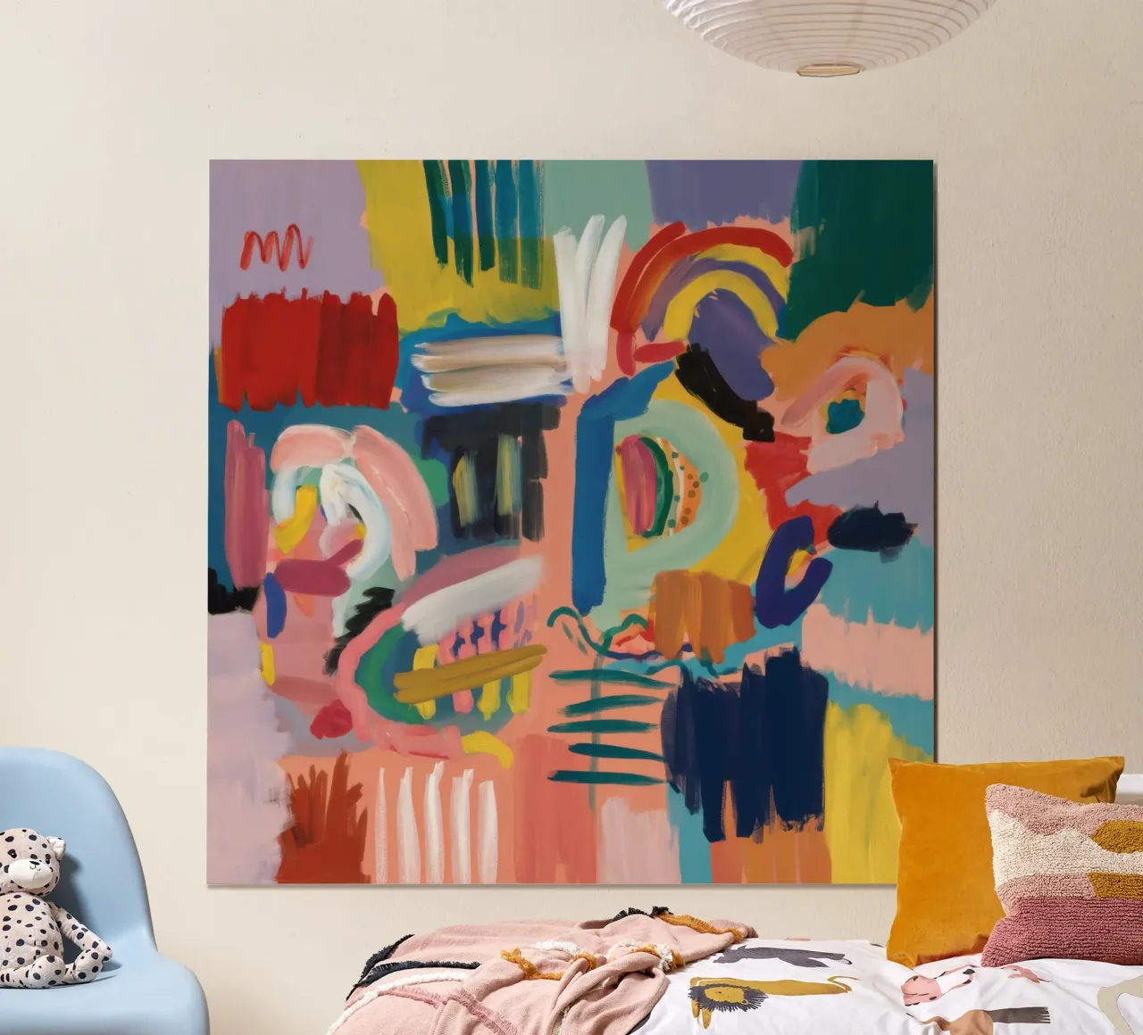 Onschuldige abstracte droom poster van Orchid Patina