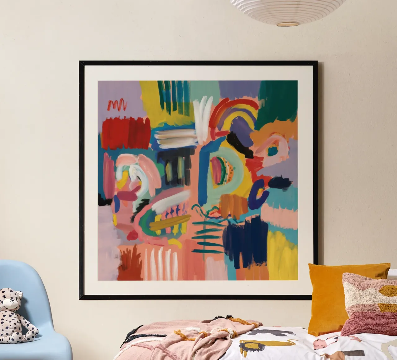 Onschuldige abstracte droom poster van Orchid Patina