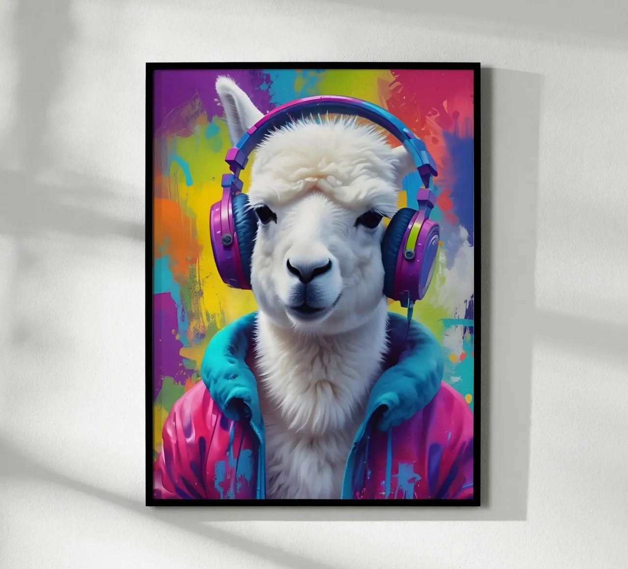White lama meloman poster da MakArena