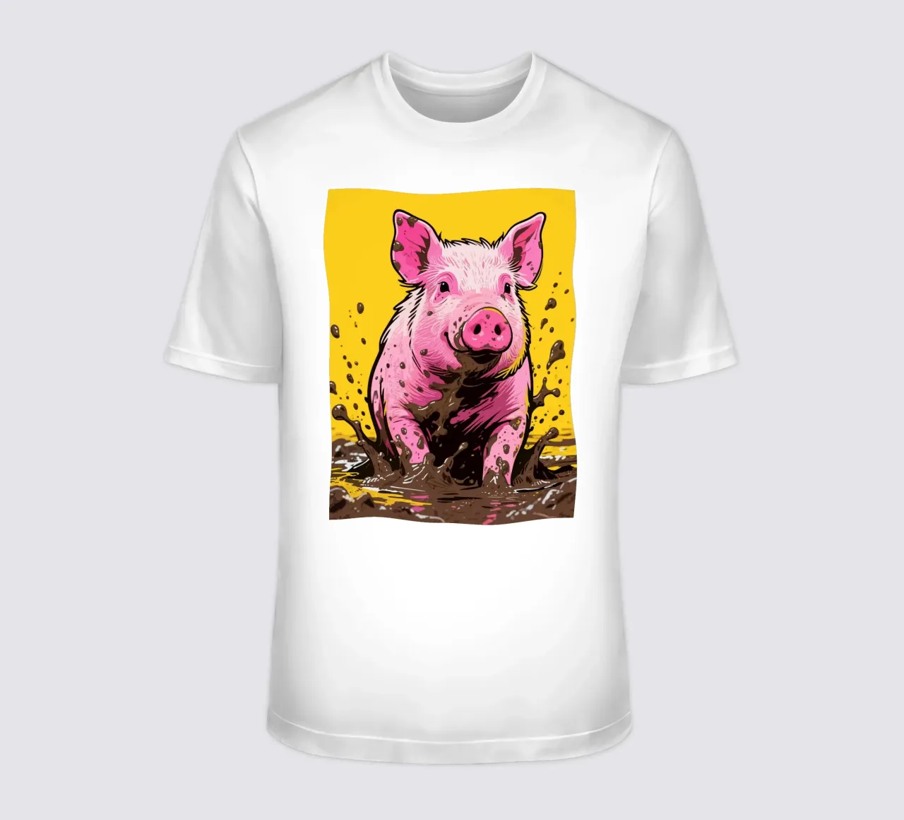 Maiale di fango t-shirt da knowledge