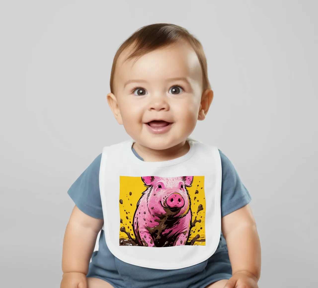 Maiale di fango bavaglino da knowledge