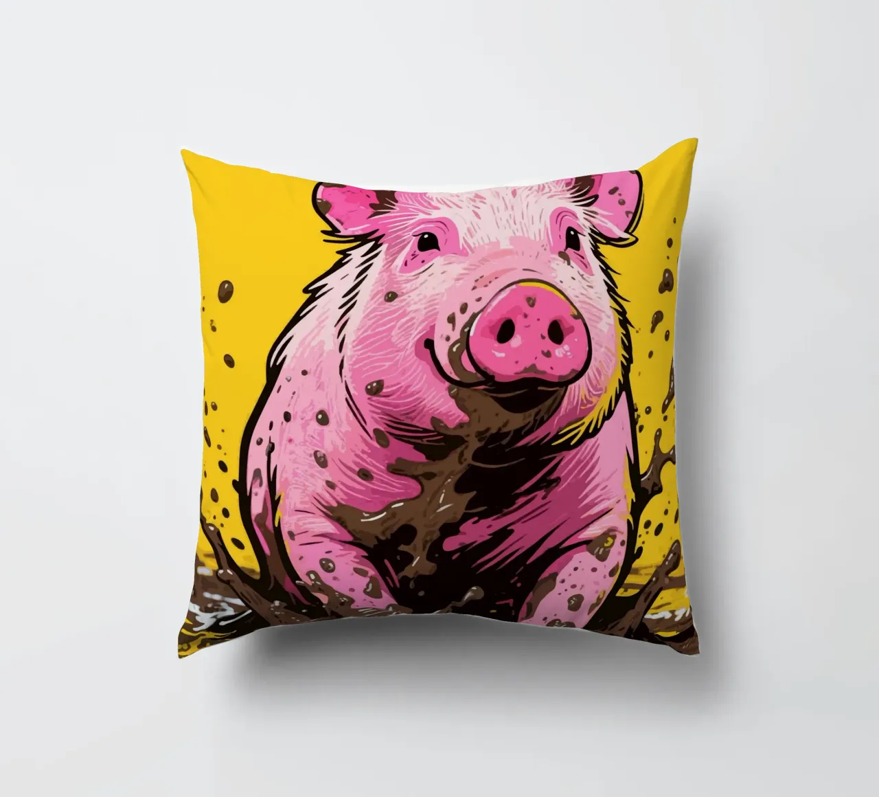 Maiale di fango cuscino da knowledge