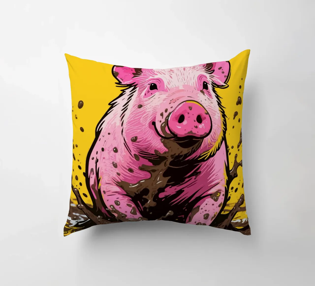 Maiale di fango cuscino da knowledge