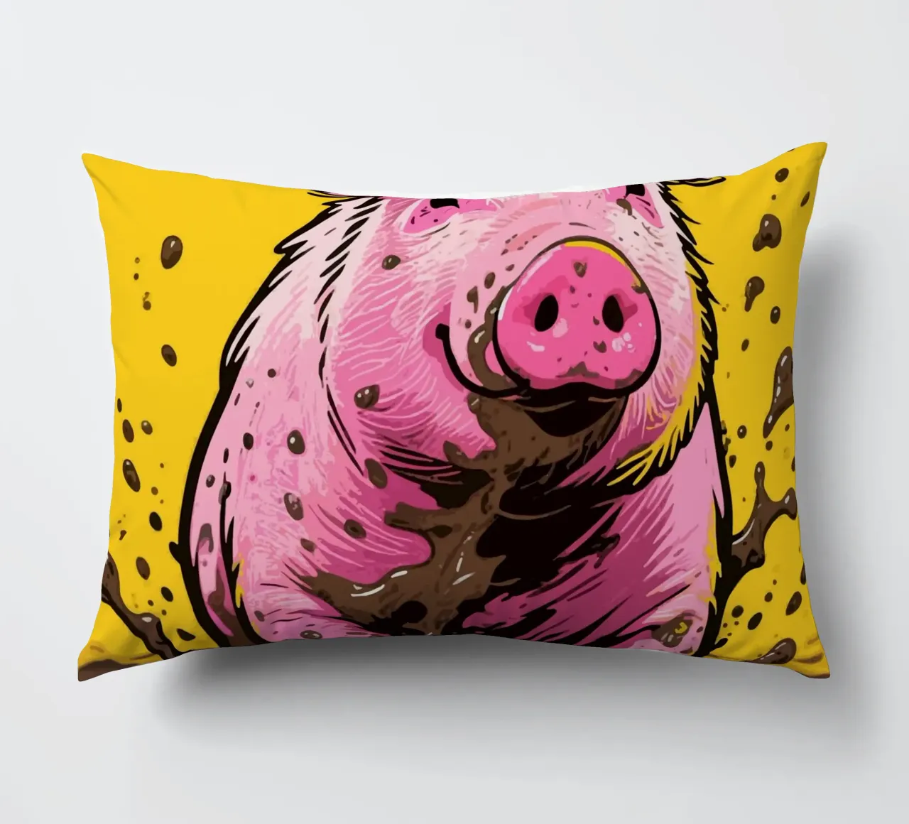 Maiale di fango cuscino da knowledge