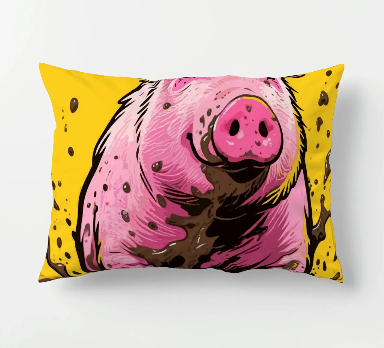 Maiale di fango cuscino da knowledge