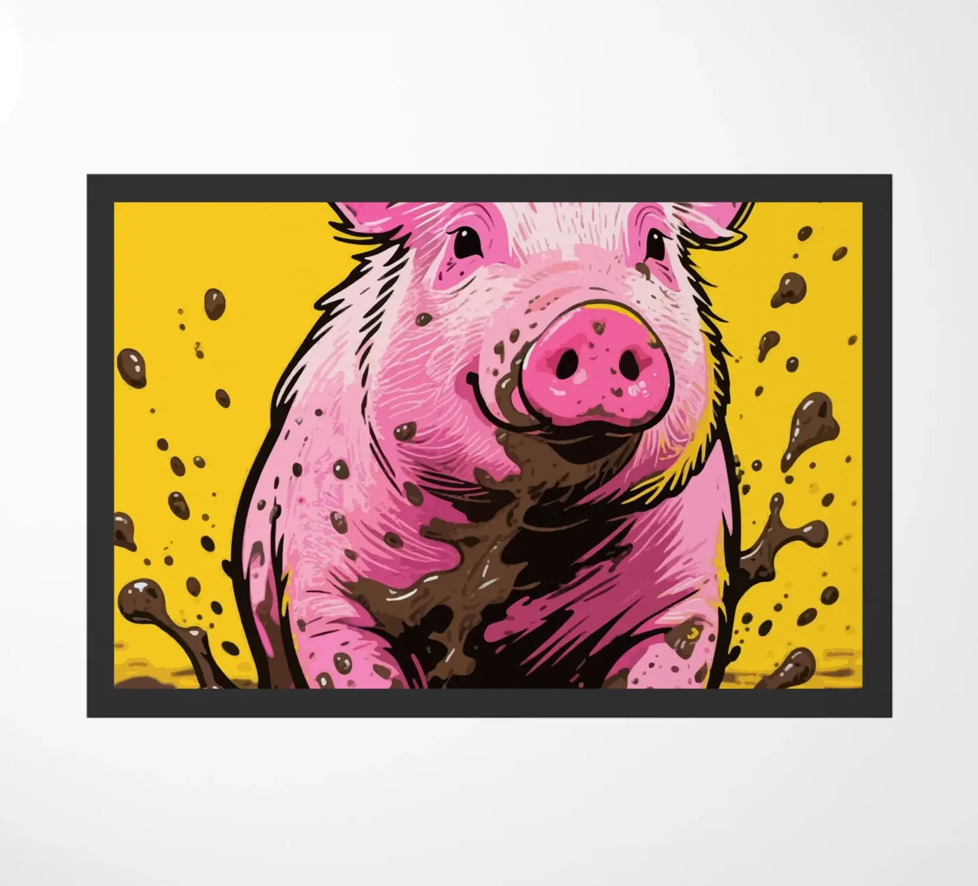 Mud Pig doormat by knowledge