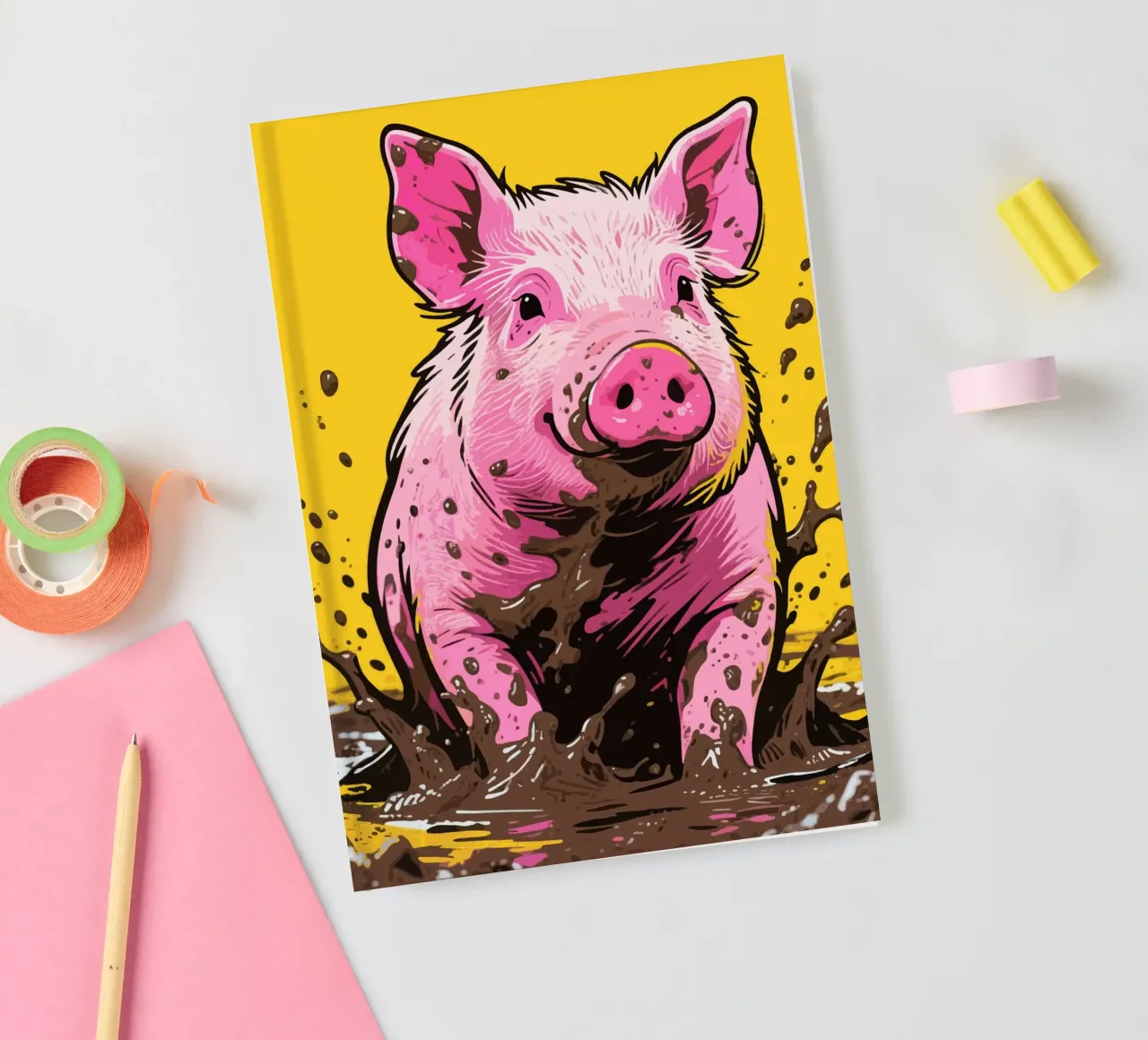 Mud Pig notebook by knowledge