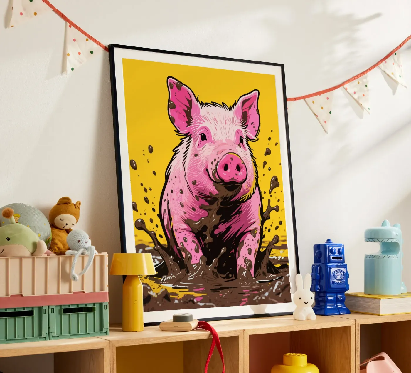 Mud Pig poster by knowledge