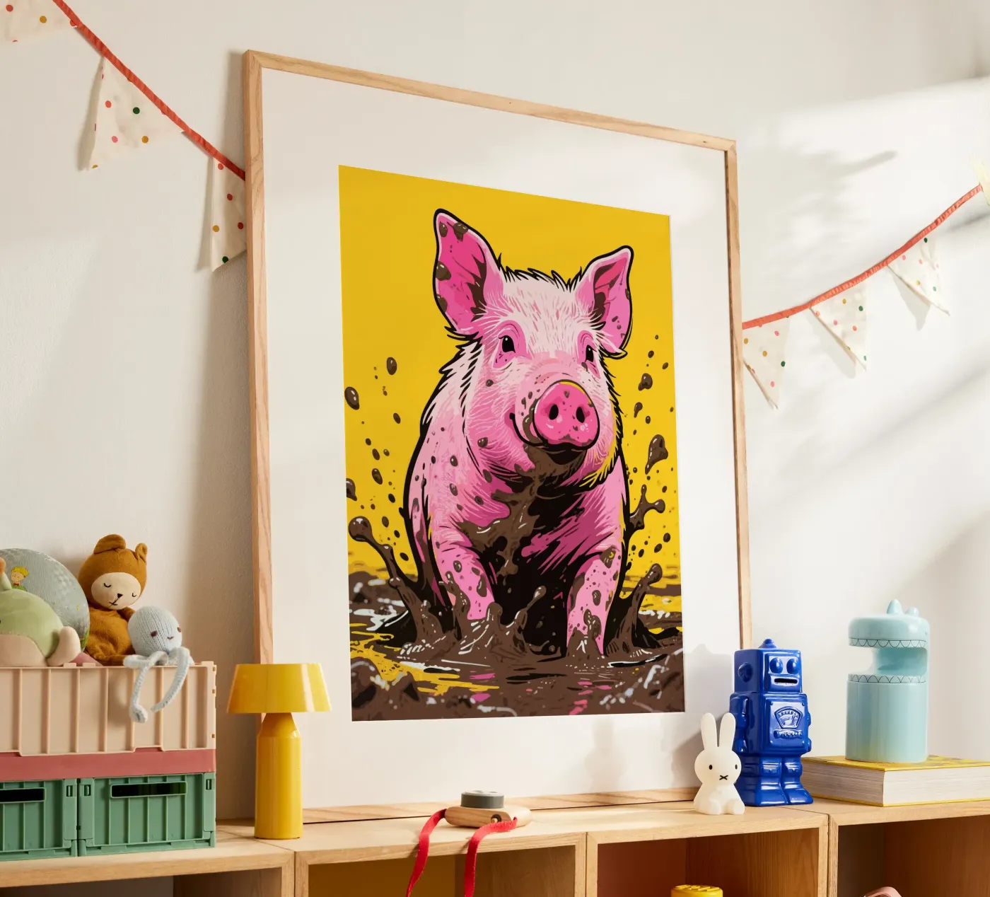 Mud Pig poster by knowledge