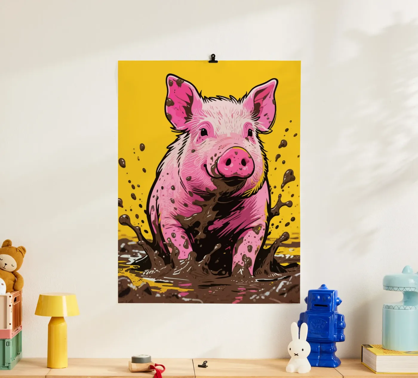 Mud Pig poster by knowledge
